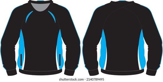 Sweatshirt Vector Sketch Illustration Template Editable Vector Digital Clothes, Unisex Sweatshirt Mockup Menswear Template, Teamwear Editable Men Women Clothing, Sweatshirt Artworks Catalog Vector