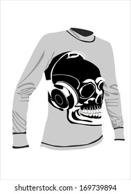 sweatshirt. vector template design