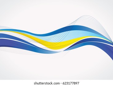 sweden abstract flag background