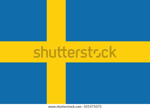 Sweden Flag のベクター画像素材 ロイヤリティフリー 501475075