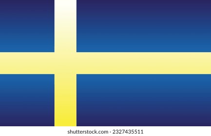 Sweden Flag Background Vector Illustration Creative Design