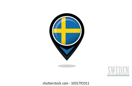 sweden flag and centre