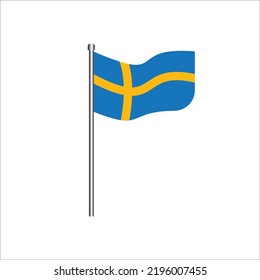 Schwedenlogo, Vektorgrafik-Symboldesign
