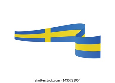 Sweden flag. Simple vector Sweden flag