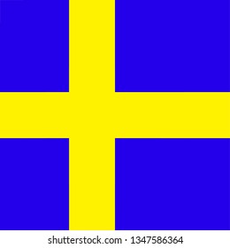 Sweden flag textured background