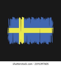 Sweden Flag Vector. National Flag