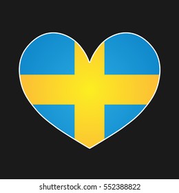 Sweden heart.