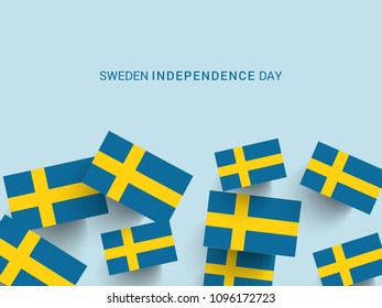 Sweden Independence Day Background.