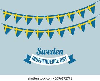 Sweden Independence Day Background.