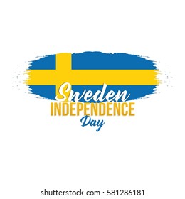 Sweden Independence Day Vector Illustration. Suitable for greeting card, poster and banner.