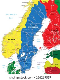 Sweden map