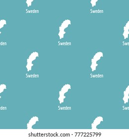 Sweden map in black. Simple illustration of Sweden map vector isolated on white background