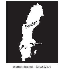 Sweden map icon vector illustration design