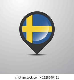 Sweden Map Pin