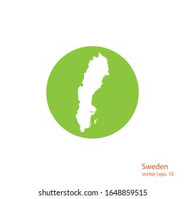 Sweden Maps Logo Design Vector Template