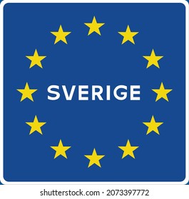Sweden National borde, Border crossings, Comparison of European road signs