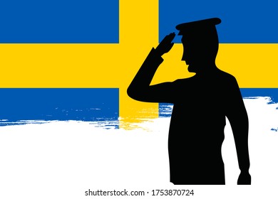 Sweden National Day. Celebrated annually on June 6 in Sweden. Happy national holiday of freedom. 
Sweden flag. Patriotic poster design. Vector illustration