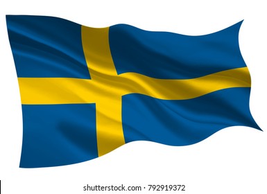 Sweden National Flag Flag Icon Stock Vector (Royalty Free) 792919372 ...