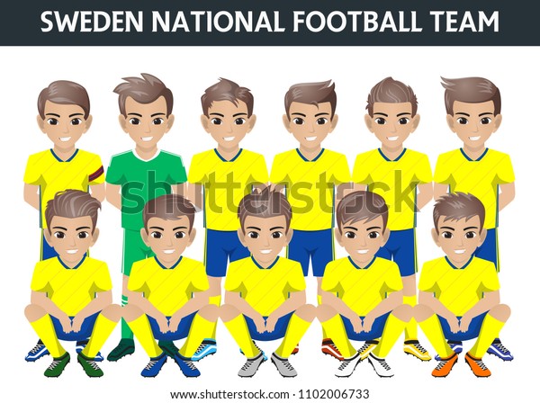 Sweden National Football Team International Tournament Stock
