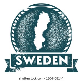 Sweden Rubber Stamp