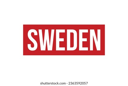 Sweden Rubber Stamp Seal Vector