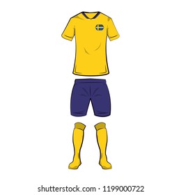 Sweden soccer tshirt