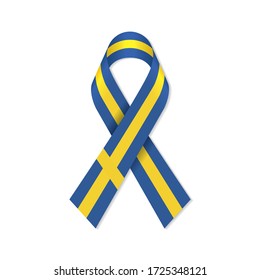 Sweden / Swedish flag banner ribbon.