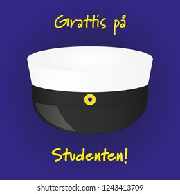 Swedish graduation hat or cap.