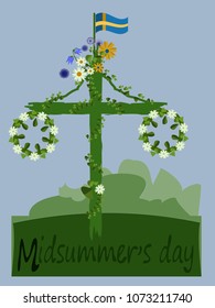  Swedish Midsummer Headgear Traditional    Midsummer is a celebration of summer and light, and is one of the most celebrated holidays in Sweden. May pole.Midsummer flowers.
