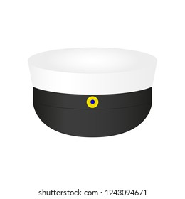 Swedish student mössa or hat for exam. Vector on white background. 