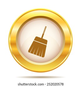 Sweep icon. Internet button on white background. EPS10 vector. 