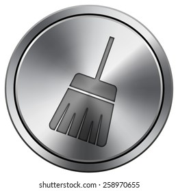 Sweep icon. Internet button on white background. EPS10 Vector. 
