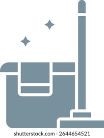 Sweep-Vektorsymbol. Kann für Druck-, Mobil- und Web-Anwendungen verwendet werden.