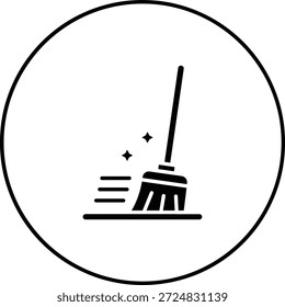 Sweep-Vektorsymbol. Kann für Druck-, Mobil- und Web-Anwendungen verwendet werden.