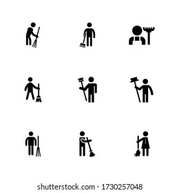 sweeper icon or logo isolated sign symbol vector illustration - Collection of high quality black style vector icons
