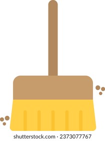 Sweep Clean Equipment Icon VektorflatIllustration