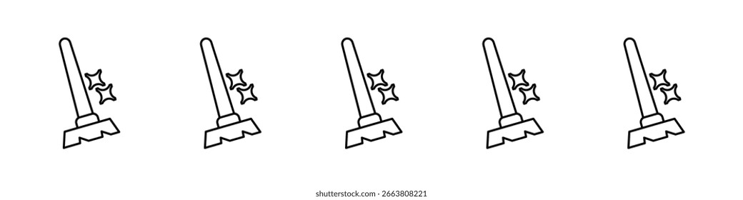 Kehrendes Symboldesign, Logo, App, Benutzeroberfläche. Vektorgrafik, EPS
