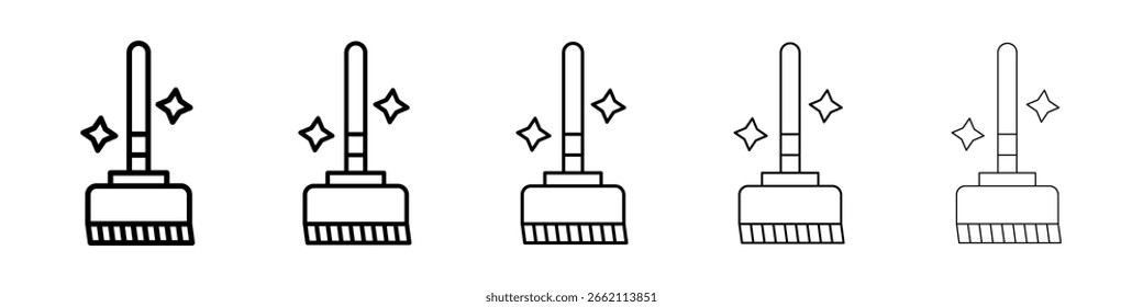 Kehrendes, mit Ikonen gefülltes Flachschild-Konzept für Webdesign.