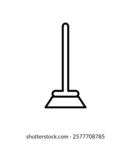 Sweeping icon Flat simple outline