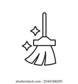 Sweeping icon. isolated vector icon.