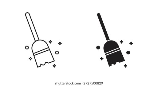 Ilustración vectorial aislada del icono del barrido. Pictograma de Vector para Web y App