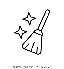 Sweep-Symbol Logo-Zeichen setzen Vektorkontur