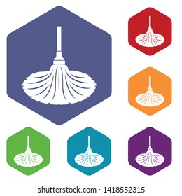Sweeping icon. Simple illustration of sweeping vector icon for web