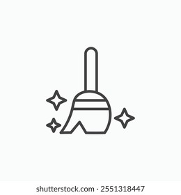 Sweeping icon vector illustration. EPS10