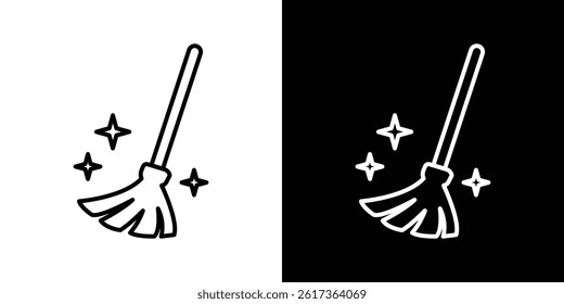 Sweeping icon. vector illustration, pictogram isolated. editable