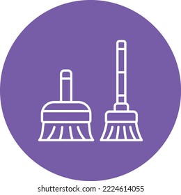 Sweeping Tools vector icon. Can be used for printing, mobile and web applications.