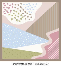 sweet abstract scarf pattern