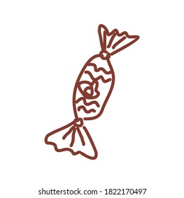 Sweet abstract sketch. Vector illustration