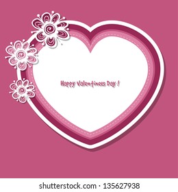 Sweet abstract vector background with love and heart