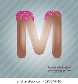 Sweet alphabet M